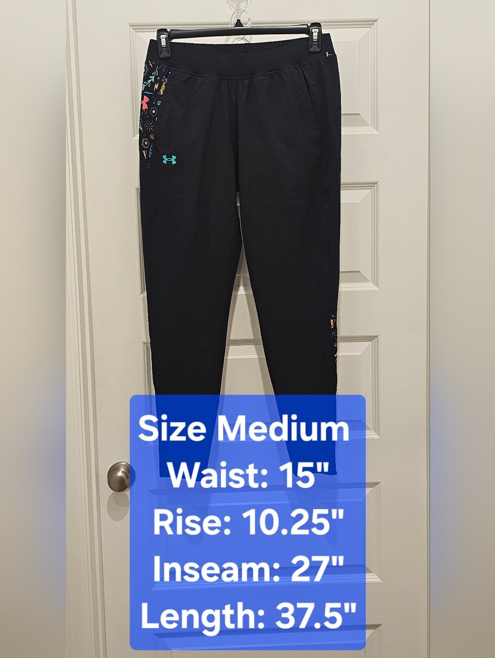 Under Armour Launch Day of the Dead Track Pants, EUC,  Medium